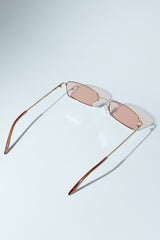 Olsen (Pink Lens) Rectangular Sunglasses Sunglasses DMY BY DMY 
